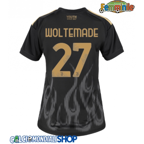 Maglie da calcio Juventus Nick Woltemade #27 Terza Maglia Femminile 2026-27 Manica Corta